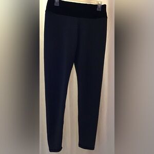 Leggings Chic Black Textured Women's Fabric